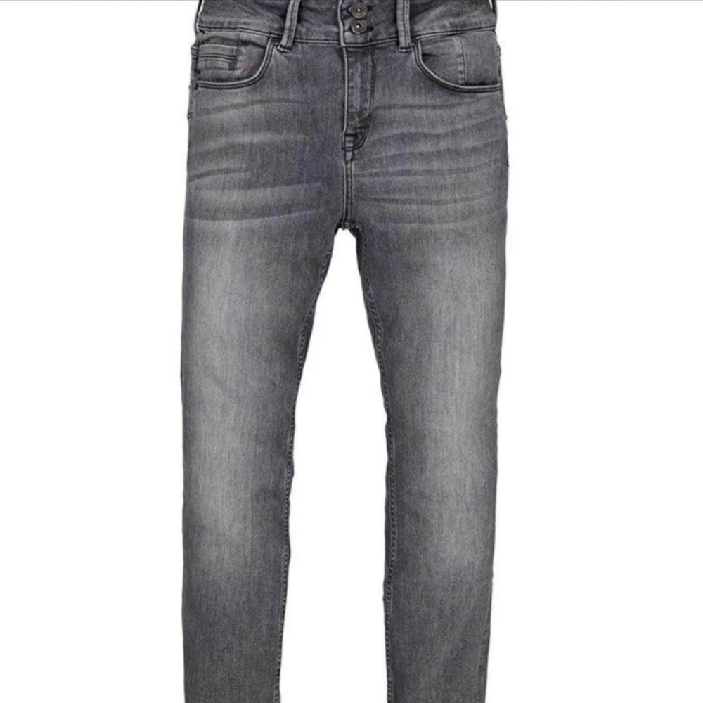 GARCIA Caro Slim Curved Jeans Medium Used Denim Grey Size 31 NWT Women's